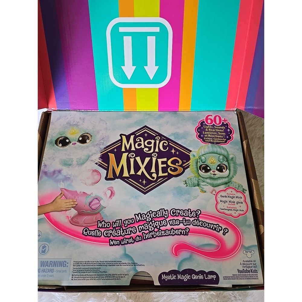 Magic Mixies Magic Genie Lamp with Interactive 8" Plush Toy and 60+ Sounds
